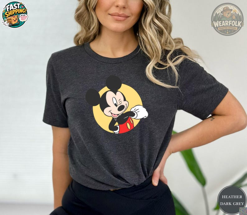 Disney Mickey Mouse Shirt, Mickey Mouse Tee, Classic Mickey Mouse Disney Shirt, Mickey Birthday Shirt, Mickey Mouse Party Tee image 2
