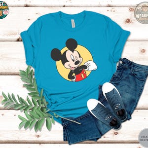Disney Mickey Mouse Shirt, Mickey Mouse Tee, Classic Mickey Mouse Disney Shirt, Mickey Birthday Shirt, Mickey Mouse Party Tee image 6