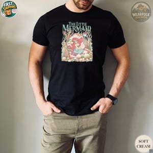 Mermaid Birthday Shirt, The Little Mermaid Tee, Under The Sea T-Shirt, Ariel Mermaid Party Tee, Disney Princess Shirt, Ocean Mermaid Gift image 6