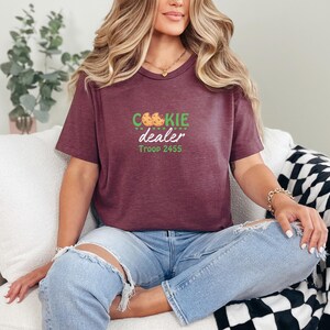 Cookie Dealer Shirt, Girl Scout Cookie Sales Tee, Scout Troop T-Shirt, Cookie Season Shirt, Funny Scout Gift, Cookie Dealer Troop Shirt image 8