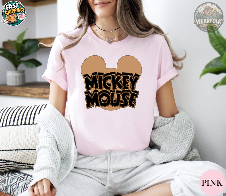 Classic Mickey Mouse T-Shirt, Disneyland Fan Tee, Birthday Apparel 画像 6
