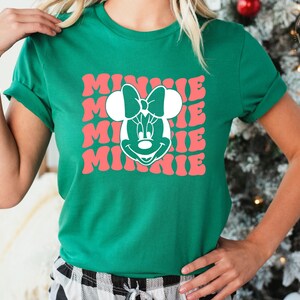 Minnie Birthday Shirt, Minnie Mouse Disney Tee, Cute Minnie Mouse Face Shirt, Girls Disney Vacation Shirt, Mickey Friends Family Tee image 5