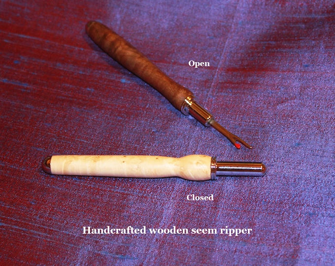 Wooden Seam Ripper / Handcrafted / Gift for a sewer / Gift for a quilter