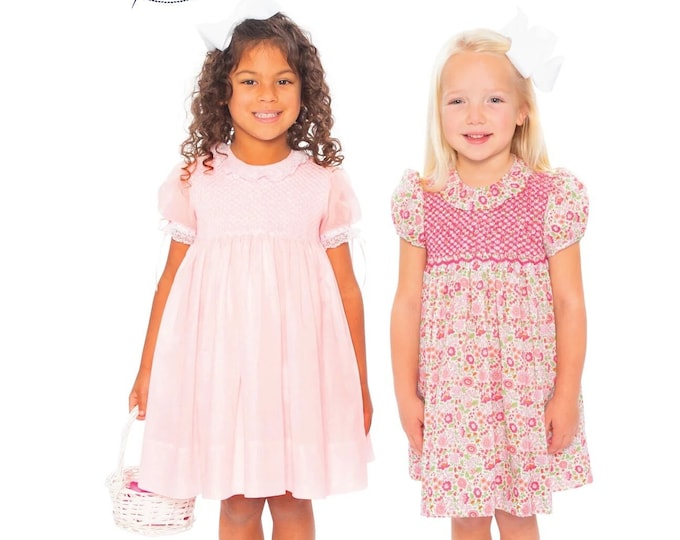 Childrens Corner Pattern / Olivia / Smocked To The Waist Dress  /Smocked Dress /  by Childrens Corner  200