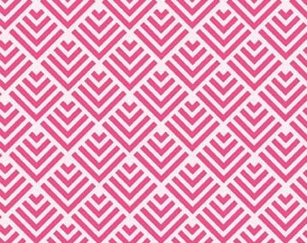 Pink Fabric / Fish Tail Print / Dress Fabric / Quilt Fabric / Riley Blake Fabric / C3624