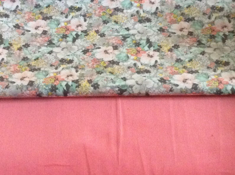 Corduroy Coral Corduroy Baby Wale Corduroy Fine Wale Corduroy 21 Wale Corduroy by Fabric Finders 54 wide