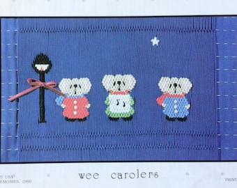 Christmas Smocking Plates /Smocking /Smocked Dress / Smocking Design / Christmas Dress / Smocked Romper /  Little Memories Smocking Plates