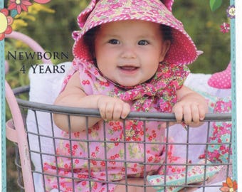 The Josie Mae Bonnet is a Vintage-inspired Button Sunbonnet byCottage Mama
