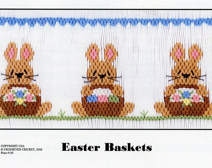 Easter Smocking Plates /Smocking /Smocked Dress / Easter Outfit / Smocked Romper / Smocking Plate / Easter Baskets / CEC Smocking Plates