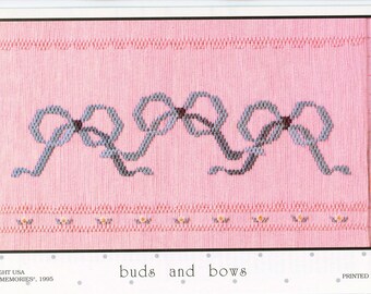 Smocking Plates /Smocking / Smocked Dress / Vintage Smocking Design / Smocked Romper / buds and bows / Square Yoke