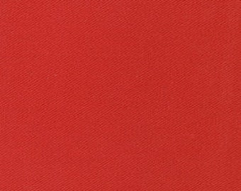 Red Twill / 100% Cotton / by Fabric Finders 60" wide
