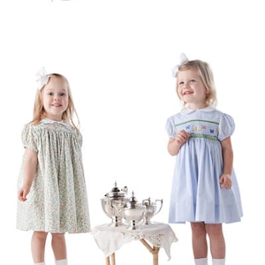 Childrens Corner Pattern / Lee Pattern / Smocked Dress Pattern / Square ...