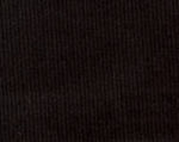 Corduroy Fabric / Black Corduroy / Fine Wale Corduroy /Baby Wale Corduroy / 54" wide /  by Fabric Finders