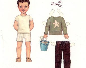 Pants Pattern / Oliver +s Pattern / Girls or Boys / Elastic Waist / Drawstring / Front and Back Pockets / Sandbox Pants