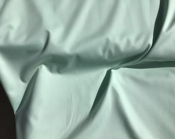 Pique Fabric / Seafoam Pique / Pale Green / 100% Cotton / Clothing or Quilting / Pleats well for Smocking / 60" wide / by Fabric Finders