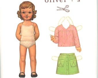 Hopscotch Skirt, Knit Top, and Dress Pattern  By Oliver+s
