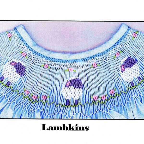 Easter Smocking Plates / Lambkins / Smocking /Smocked Dress / Smocked Bishop / Smocked Romper / Smocking Plate / CEC Smocking Plates