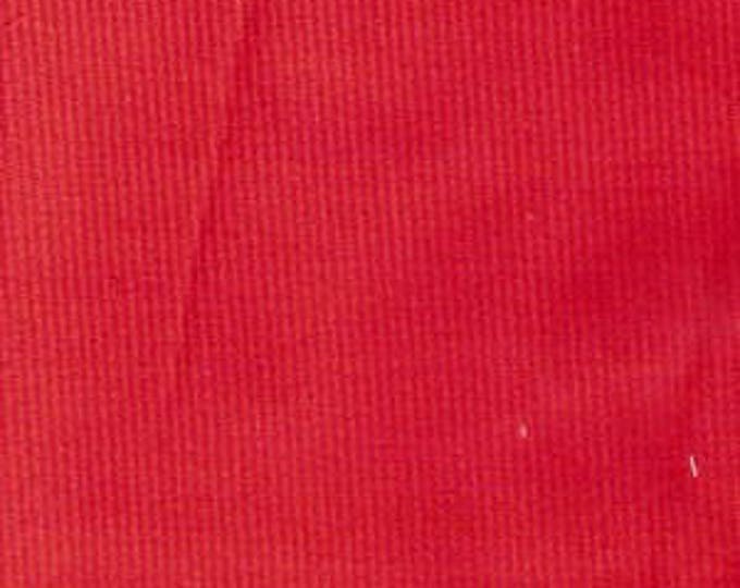 Corduroy / Red Corduroy / Baby Wale Corduroy  / Fine Wale Corduroy / 21 Wale Corduroy / by Fabric Finders 54" wide