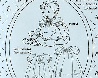 Baby Rose Raglan Dresses Pattern / Baby Dresses / Embroidery Designs / Raglan Sleeves / Jeannie Baumeister / The Old Fashioned Baby / OF22