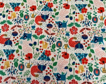 Fabric/ Animal Fabric / Floral Fabric / Sunsuits / Bubbles / Dresses / Quilt Fabric / Boys / 100% Cotton / 60" W / Fabric Finders  2472
