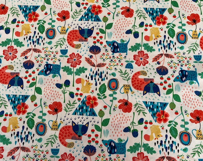 Fabric/ Animal Fabric / Floral Fabric / Sunsuits / Bubbles / Dresses / Quilt Fabric / Boys / 100% Cotton / 60" W / Fabric Finders  2472