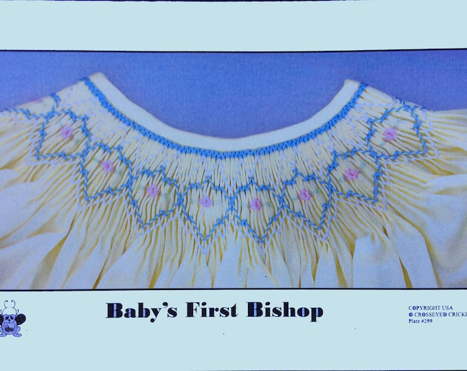 Smocking Plates / Geometric Smocking / Baby's First Bishop / Smocked Bishop Dress / Smocked Dress / Smocked Romper / CEC Smocking Plates