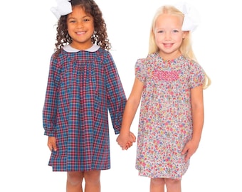 Childrens Corner Pattern / Penny / Round Yoke With Optional Smocking/ Long or Short Sleeves/  by Childrens Corner  322