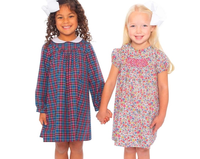 Childrens Corner Pattern / Penny / Round Yoke With Optional Smocking/ Long or Short Sleeves/  by Childrens Corner  322