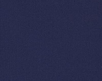 Navy Blue Imperial Broadcloth / Poly-Cotton Fabric / Permanent Press / No-Iron Broadcloth / Spechler-Vogel / 45" wide / 578