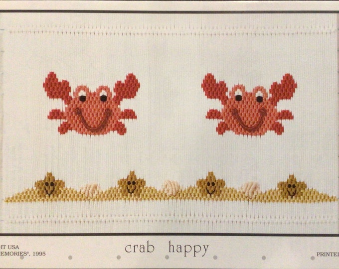 Smocking Plates / Smocked Dress / Smocking  / Smocked Romper  / crab happy / Smocked Bubble  / Stacked Smocking / Little Memories