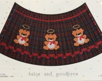 Christmas Smocking Plates /Smocking / Smocked Dress / Vintage Smocking Design / Christmas Dress / Smocked Bishop / halos and goodbyes