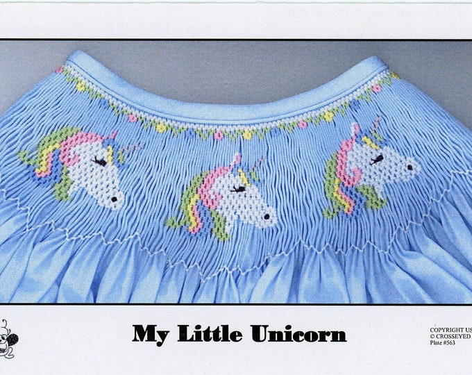 Smocking Plates / Smocking /Smocked Dress / My Little Unicorns / Smocked Romper / Bishop / CrossEyed Cricket