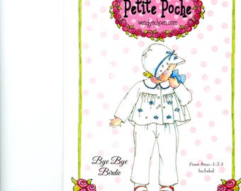 Bye, Bye Birdie is a coat, Bonnet and Pants by Wendy Schoen
