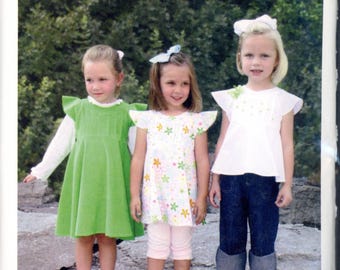 Lakelin is a Blouse, Sundress, or Jumper With a Round Yoke, by Childrens Corner  New Unused