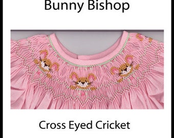 Easter Smocking Plates / Bunny Bishop / Smocking /Smocked Dress / Smocked Bishop / Smocked Romper / Smocking Plate / CEC Smocking Plates