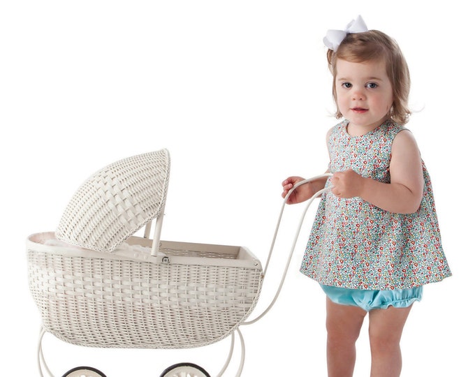 Baby Dress Pattern / Swing Sundress / Adjustable Fullness / Lined / Bloomers / Childrens Corner /Frannie Baby / 239