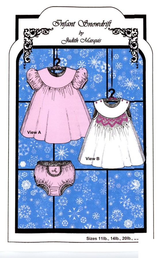 Smocked Dress Pattern / Baby Dress / Smocked / Infant - Etsy