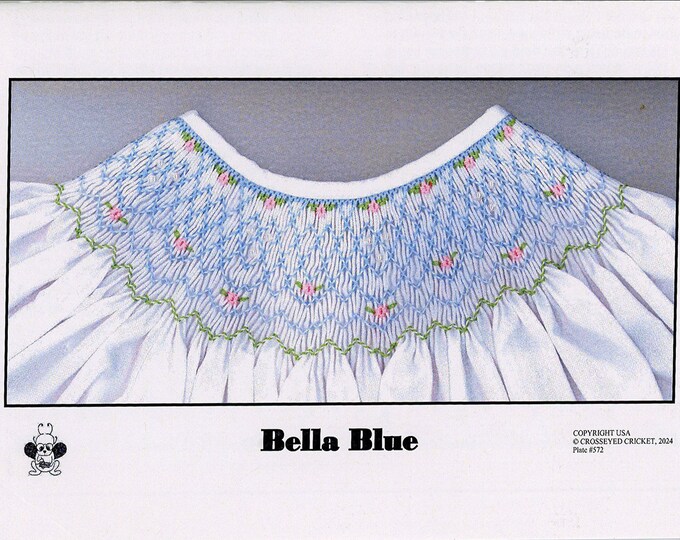 Smocking Plates / Geometric Smocking /Bella Blue / Smocked Dress / Bishop Yoke / CEC Smocking Plates