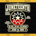 Juneteenth Flag PNG, June 19 1865 Digital Download, Black History Freedom Sublimation, Second Independence Day, Heritage Shirt Design