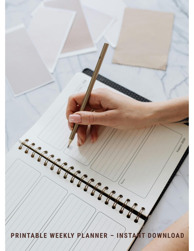 Sunday Reset Checklist Printable – Weekly Reset Planner – Neutral ...