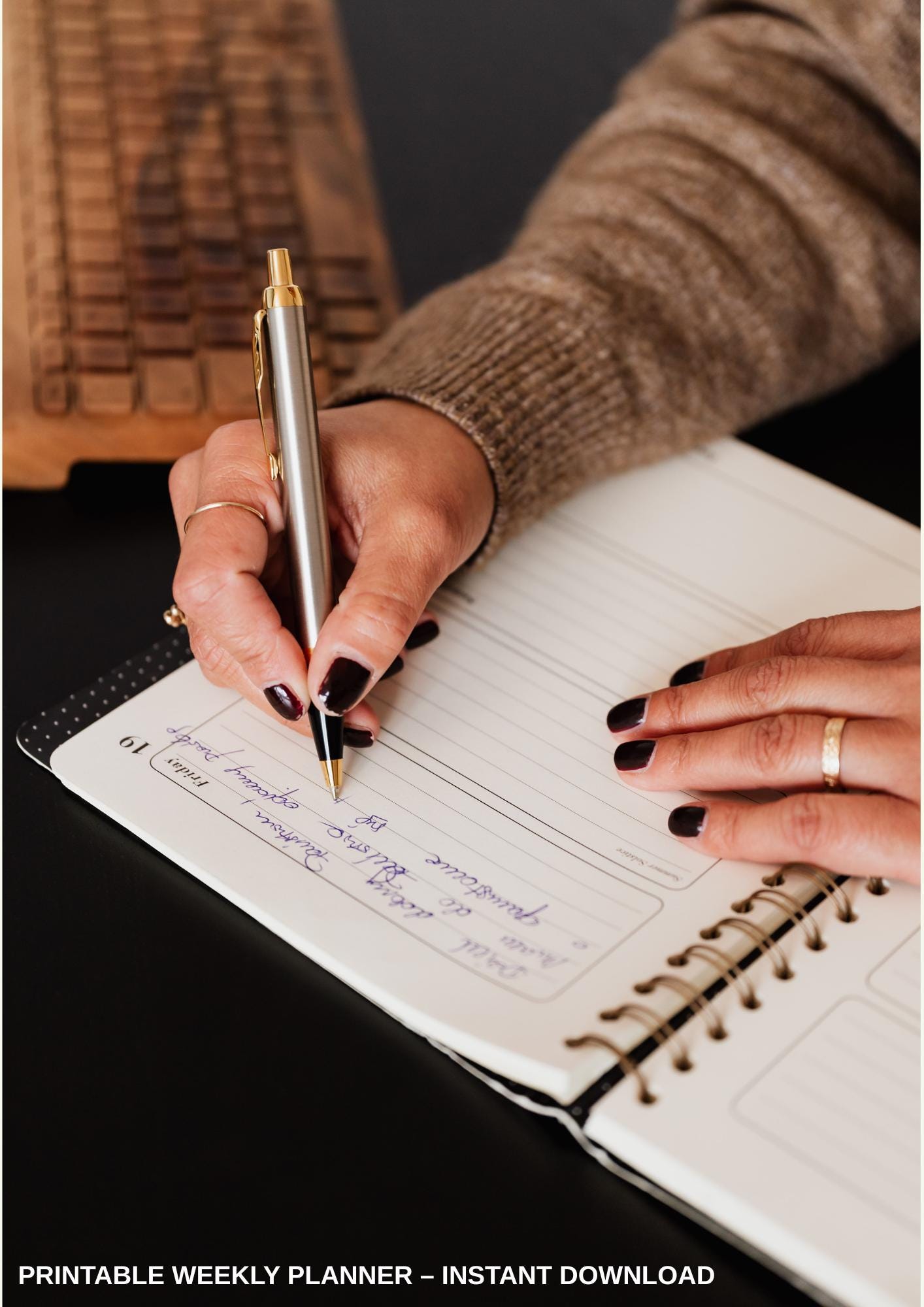 Sunday Reset Checklist Printable – Weekly Reset Planner – Minimal ...