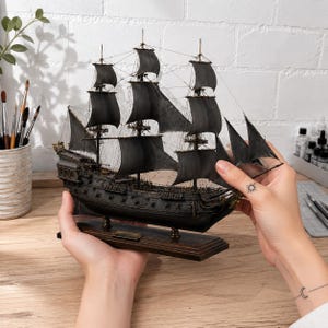 Black Pearl STL File – Legendary Pirate Ship 3D Printable Model (Digital Download)