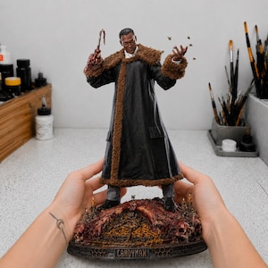 Candyman STL | Candyman Horror-staty | Högdetaljig 3D-utskriftsmodell | Premium Resin STL | Skräcksamlarfigur för nedladdning
