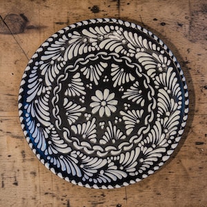 Handmade Talavera Serving Plate - Mexican Pottery