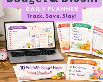 Planificador digital Budget & Bloom