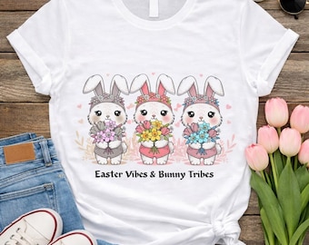 Conejitos de Pascua PNG / Conejitos de Primavera, Diseño de Sublimación