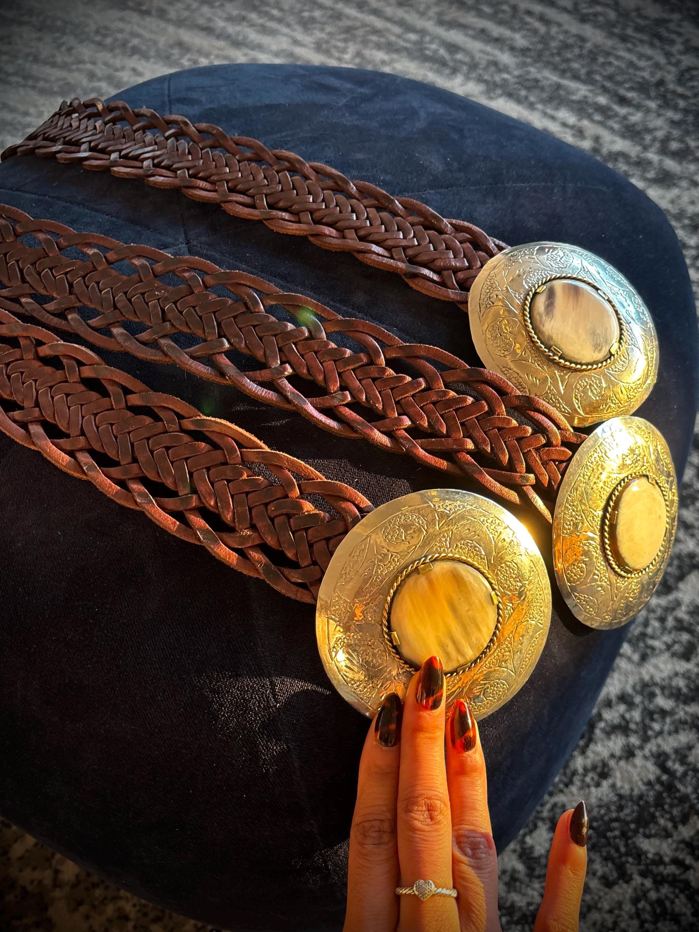 Braided Moroccan Belt - Etsy