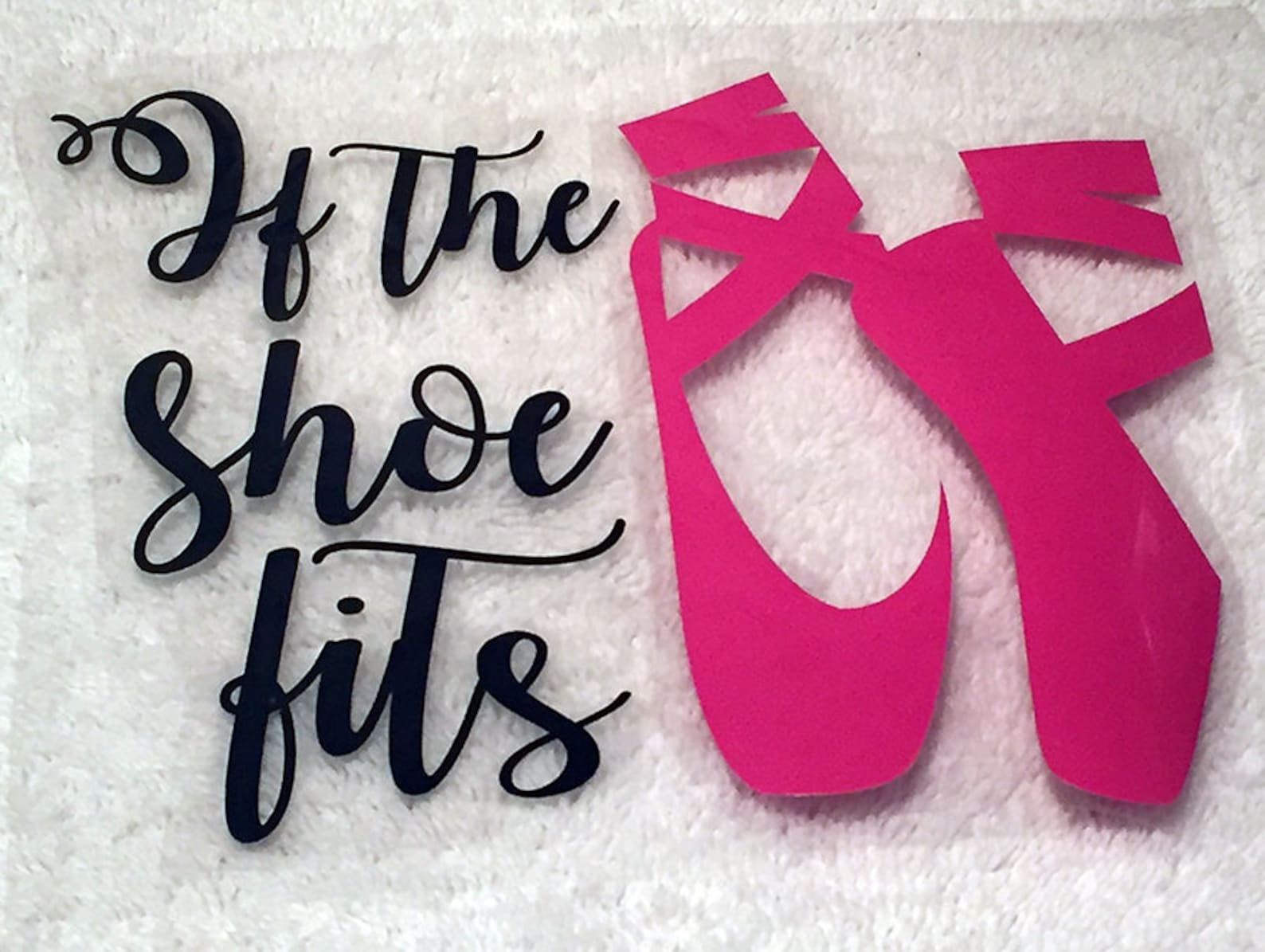 if the shoe fits - iron on heat transfer vinyl, ballet, dance iron on - free shipping!