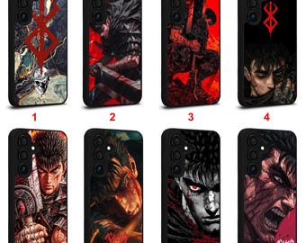 Berserk Guts Anime Manga Samsung Case for Galaxy S22 S23 S24 S25 S26 Plus Ultra Note 10 20 Z Fold Flip Series Personalized Phone Cover #C