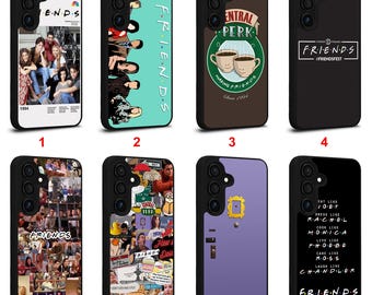 Custodia per Samsung con tema Friends TV Show per Galaxy S22 S23 S24 S25 S26 Plus Ultra Note 10 20 Z Fold Flip Series, cover personalizzata per telefono #B